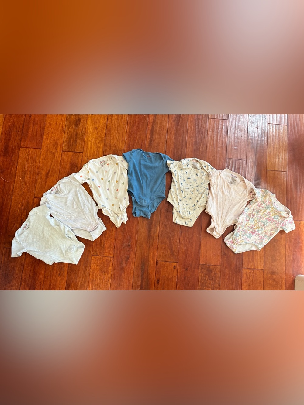 Magnetic Me 12-18mo Short-Sleeve Baby Onesies Set of 7 Assorted Prints